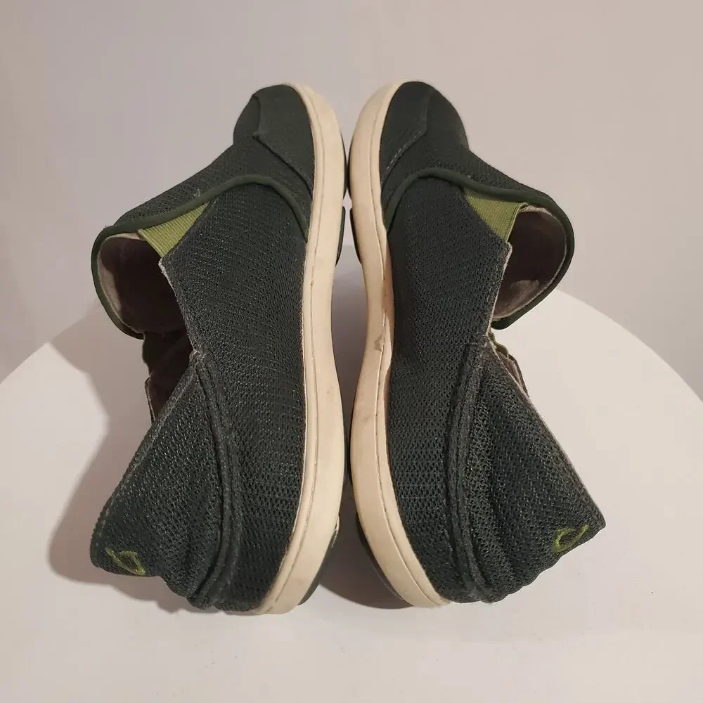 OluKai Nohea Mesh Slip-On Sneaker Loafer Shoes Mens Size 10.5 Gray Comfort Boat